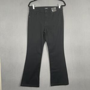 Express Pants Womens 8S Black Bootcut Mid Rise Stretch Flare Work Casual